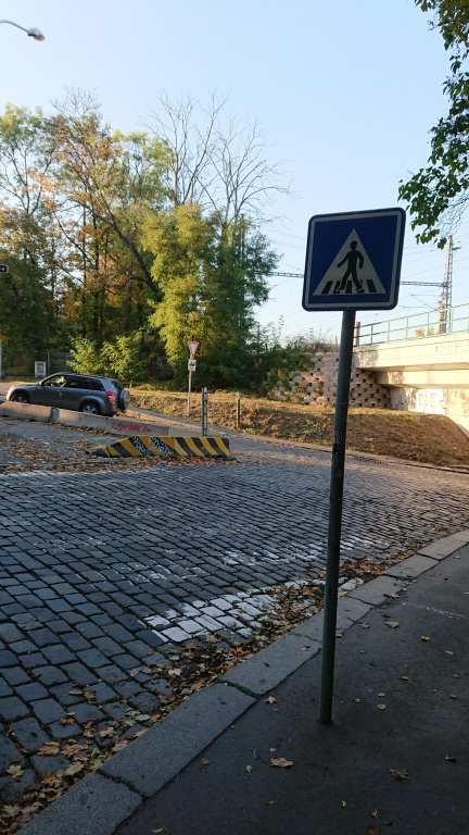 Přechod u Stromovky - Mlýnská ulice