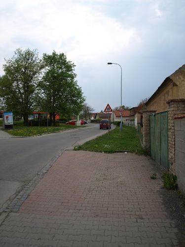 Chybějící chodník ul. K Vrtilce