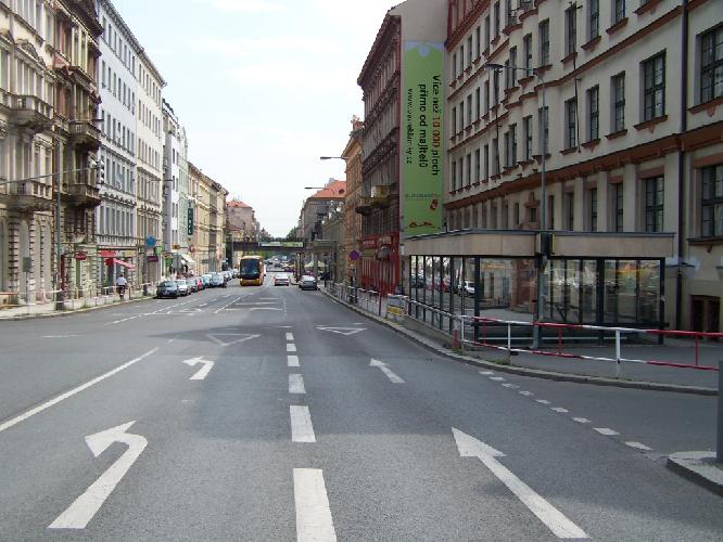 Křižovatka Křižíkova x Ke Štvanici