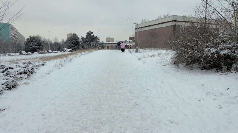 Údržba pozemků okolo metra Skalka