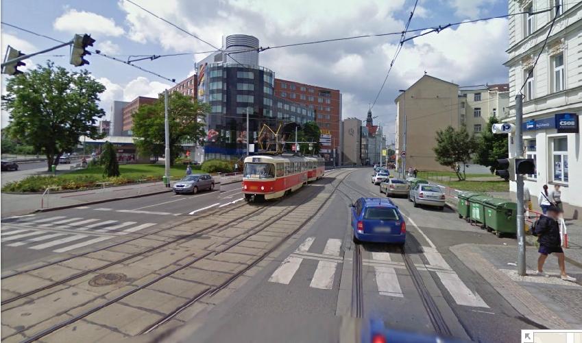 Krátká signalizace na přechodu 