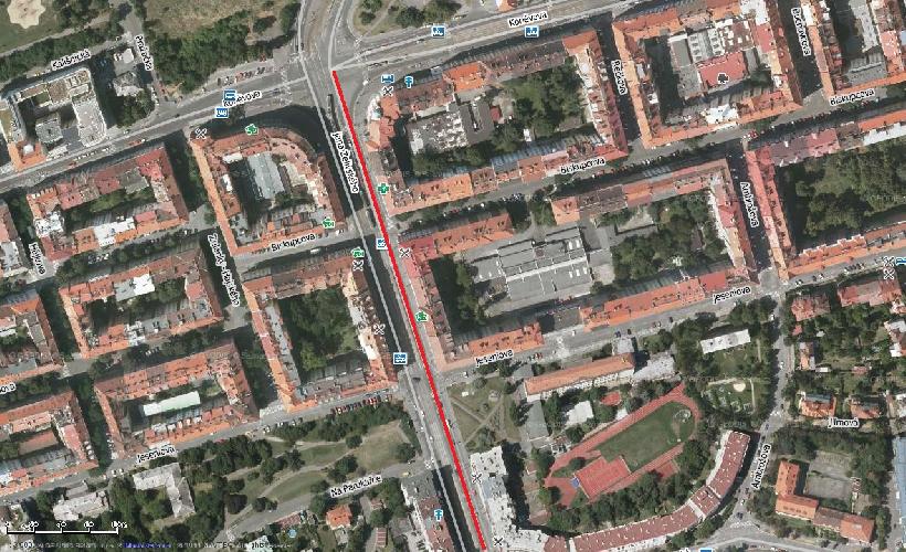 Velice problematická ul. Jana Želivského
