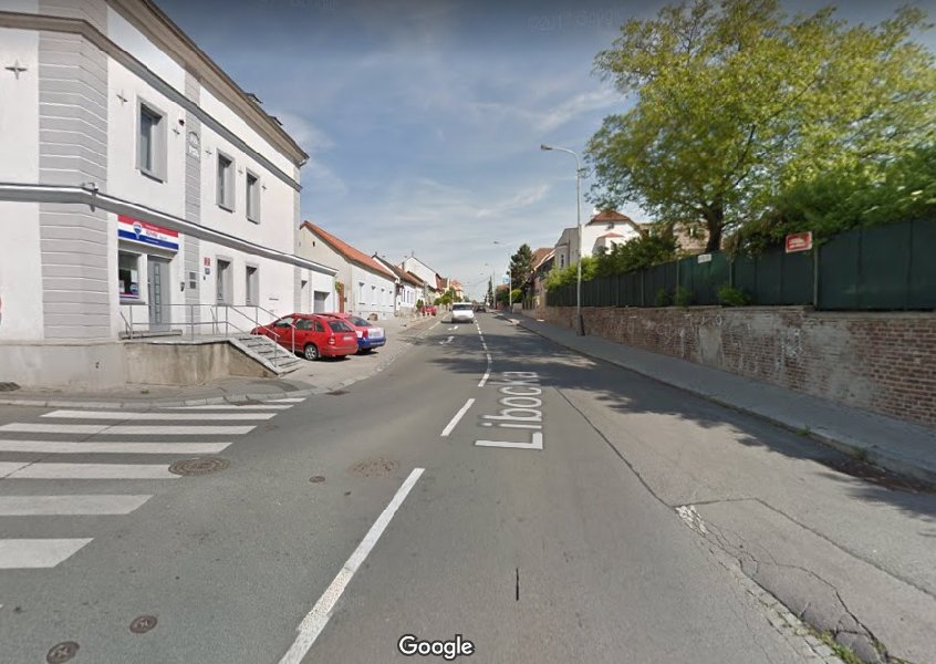 Chybějící přechod ul. Libocká