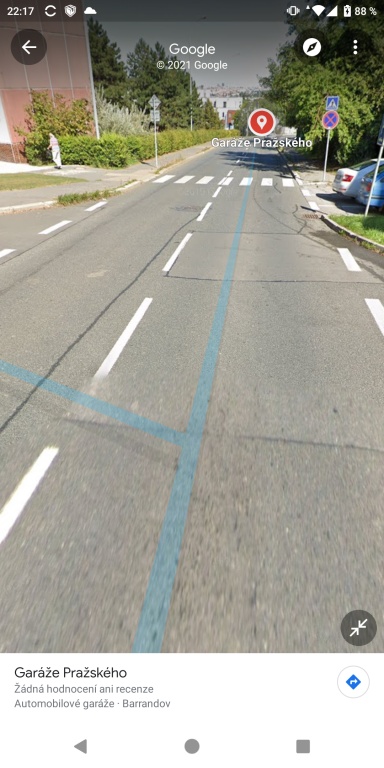 Retardér pro přechod na ulici Pražského/ Renoirova