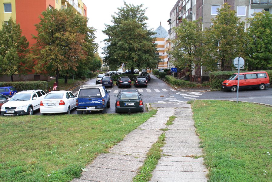Nebezpečný přechod v ul. Wassermannova