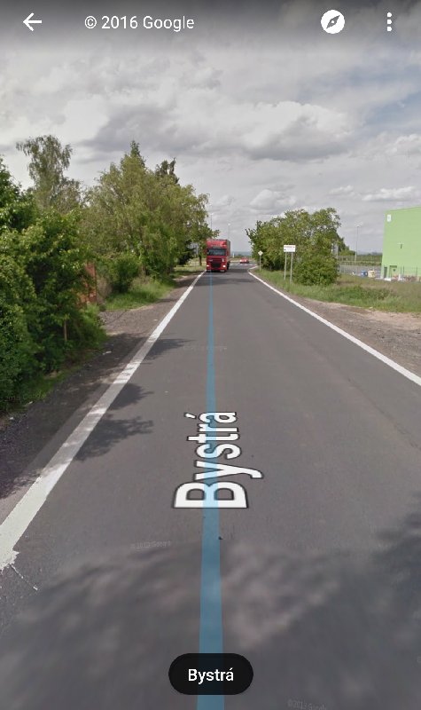 Chybějící osvětlení místní komunikace