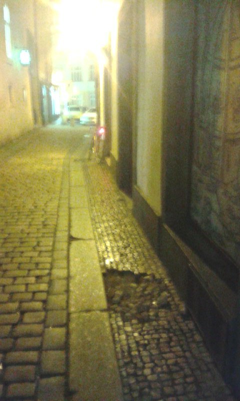 Vytlučená mozaika v Jalovcové