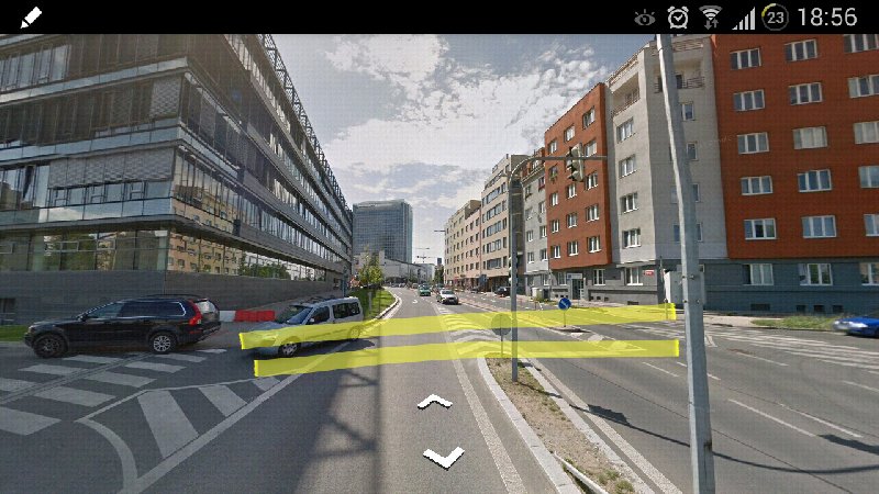 Chybějící přechod přes Hvězdovu ul.
