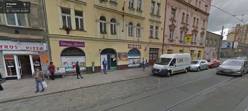 Blokování tramvajové zastávky Horky