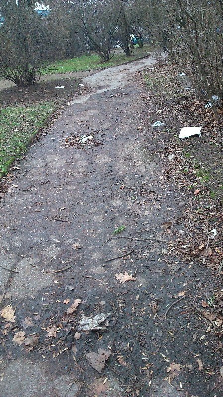 Zanedbaný park u Úvalské