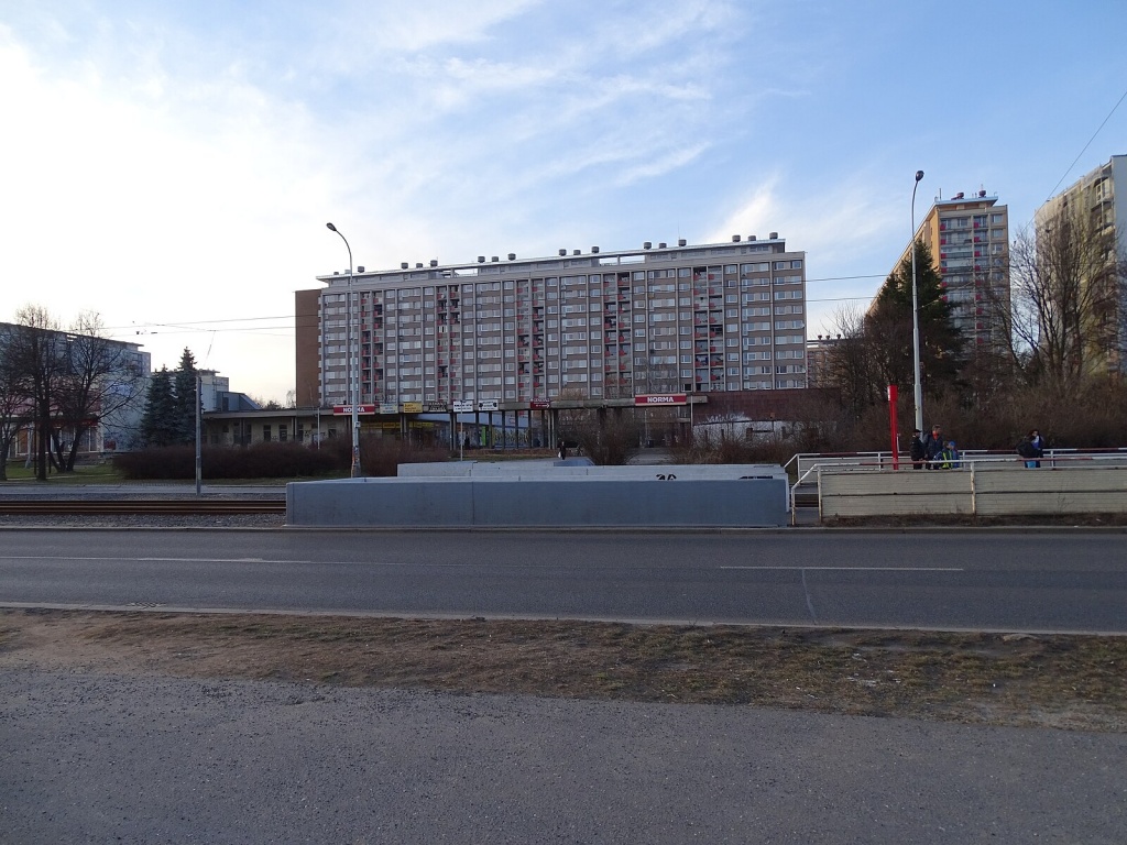 Autobusová zastávka Štěpničná- přechod 