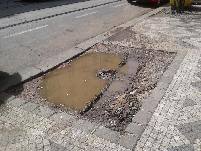 Bažina v Korunní ulici
