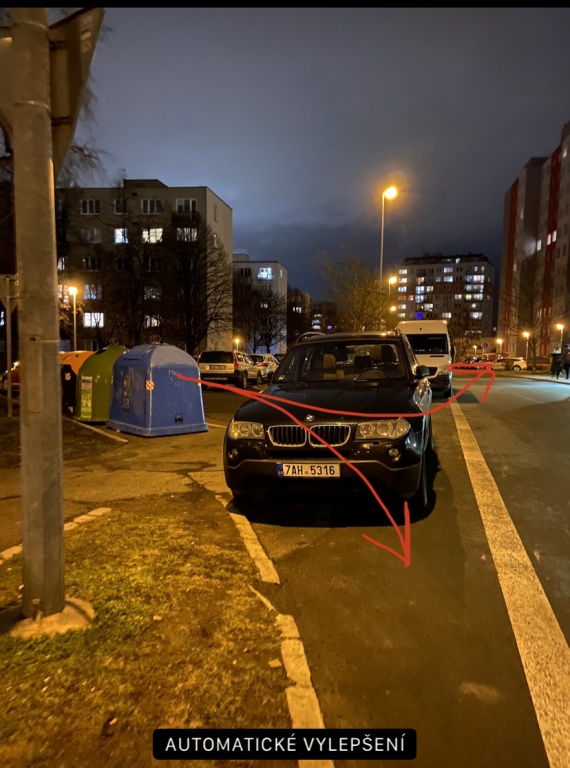 Parkování způsobující nebezpečné situace 