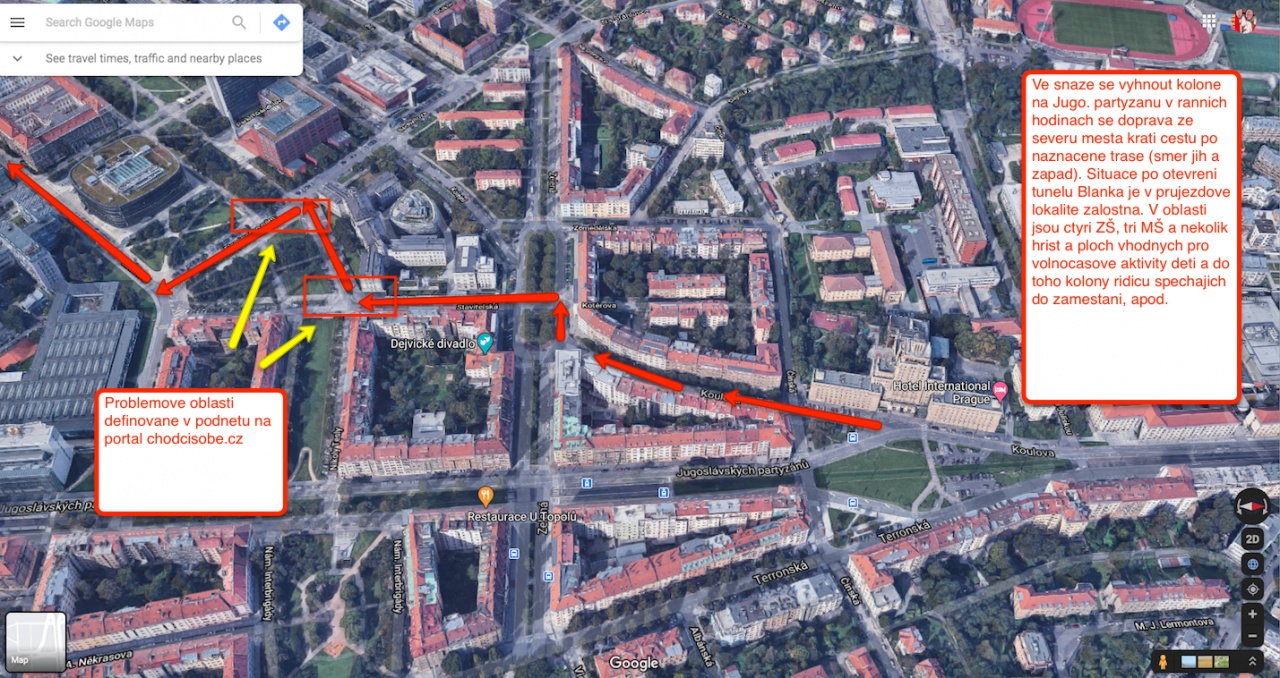 Flemingovo náměstí aka průjezďák bez přechodů