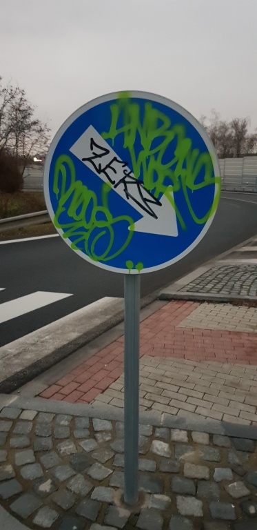 Pomalovaná ulice Národních hrdinů