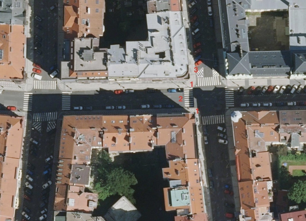 Odstranění zábradlí a přidání přechodu pro chodce Trojanova-Dittrichov