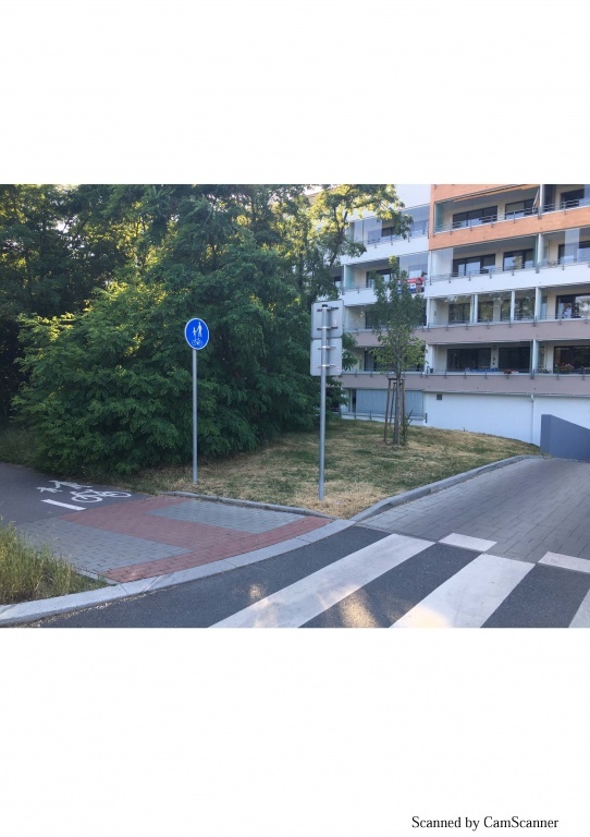 Prořez A21 - chodníku s cyklostezkou - 2021