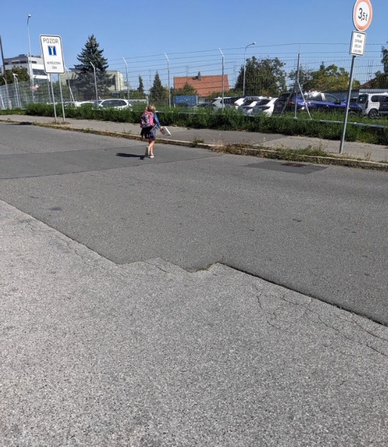 Nový přechod v ulici Jindrova